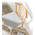 Solid Wood Chair with Fabirc/PU Seat Dining Chair